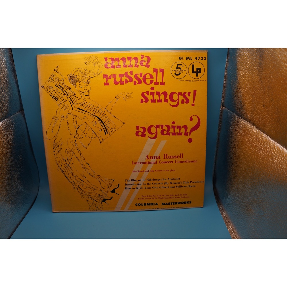 Anna Russell Sings! Again? Columbia Masterworks ML 4733 Vinyl LP Comedy Satire